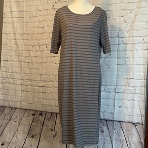 LuLaRoe Julia Dress XL, Like New!